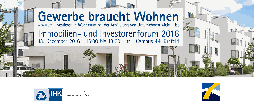 Immobilien- und Investorenforum Krefeld